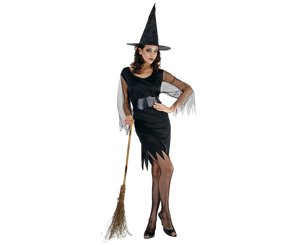 Role play-set for adult Sexy Witch (dress, belt), one size